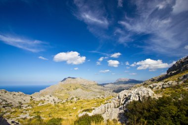 Sa Calobra güzel manzarasına Mallorca Adası, İspanya