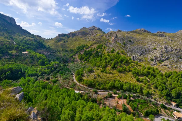 Sa Calobra güzel manzarasına Mallorca Adası, İspanya — Stok fotoğraf