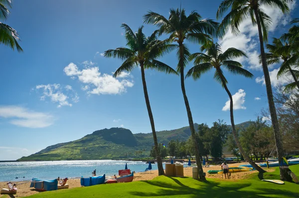 Piękny widok na Nawiliwili, wyspie Kauai, Hawaje, Usa — Zdjęcie stockowe