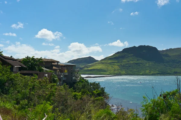 Schöne Aussicht auf nawiliwili, kauai island, hawaii, usa — Stockfoto