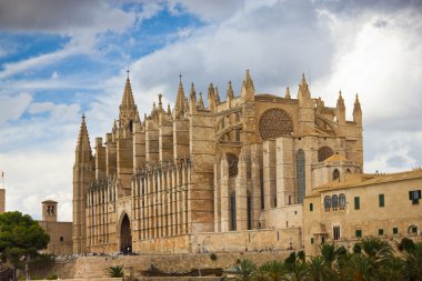 Palma de Mallorca 'daki Santa Maria Katedrali, La Seu, İspanya