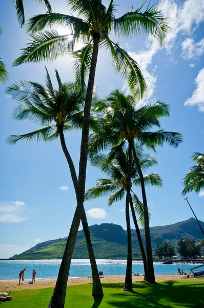 Bela vista de Nawiliwili, Ilha Kauai, Havaí, EUA — Fotografia de Stock