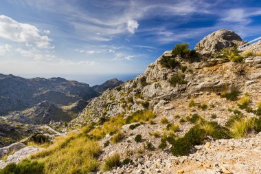 Sa Calobra güzel manzarasına Mallorca Adası, İspanya