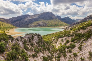 Güzel manzarasına Sierra de Tramuntana, Mallorca, İspanya