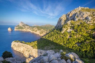 Güzel manzarasına Cap de Formentor, Mallorca, İspanya