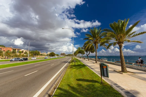 Bela vista da cidade de Maiorca, Ilhas Baleares — Fotografia de Stock