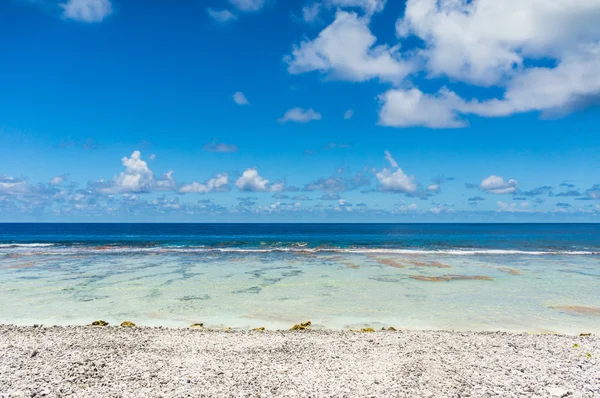 Cennet görünümü Rangiroa Atoll, Fransız Polinezyası