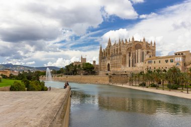 Palma de Mallorca 'daki Santa Maria Katedrali, La Seu, İspanya