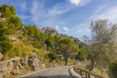 Sa Calobra güzel manzarasına Mallorca Adası, İspanya