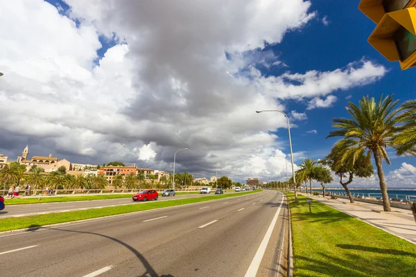 Beautiful view of Mallorca city, Balearic Islands — Stock Photo, Image