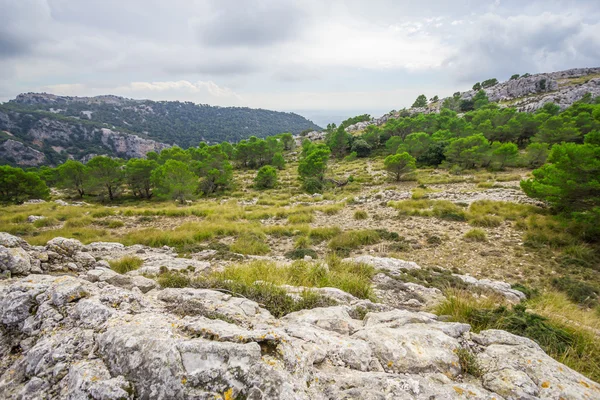 Vacker utsikt över Sierra de Tramuntana, Mallorca, Spanien — Stockfoto