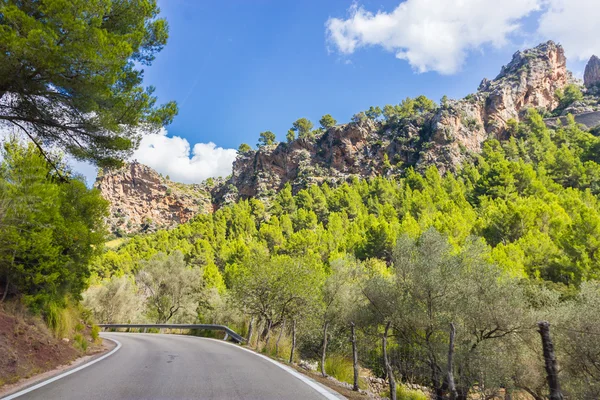 Wunderschöner Blick auf sa calobra auf der Insel Mallorca, Spanien — Stockfoto