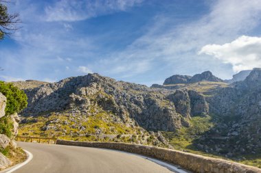 Sa Calobra güzel manzarasına Mallorca Adası, İspanya