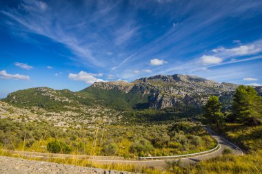 Sa Calobra güzel manzarasına Mallorca Adası, İspanya