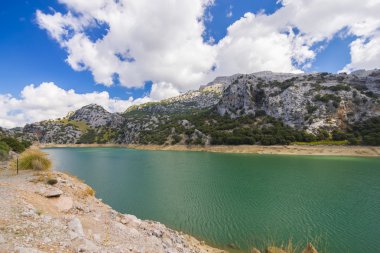 Güzel manzarasına Sierra de Tramuntana, Mallorca, İspanya