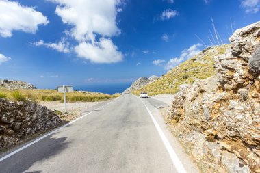 Sa Calobra güzel manzarasına Mallorca Adası, İspanya