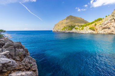 Sa Calobra güzel manzarasına Mallorca Adası, İspanya
