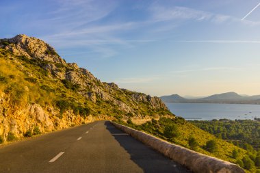 Güzel manzarasına Cap de Formentor, Mallorca, İspanya