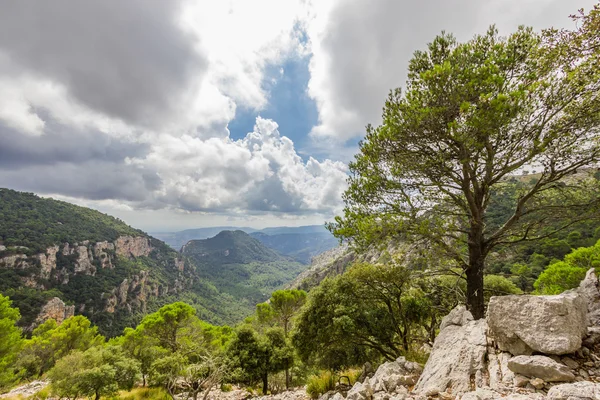 Vacker utsikt över Sierra de Tramuntana, Mallorca, Spanien — Stockfoto