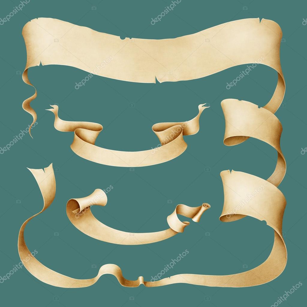 Old vintage paper banners — Stock Photo © AnnMei 88832726