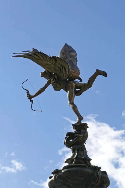 Eros statua Londyn — Zdjęcie stockowe