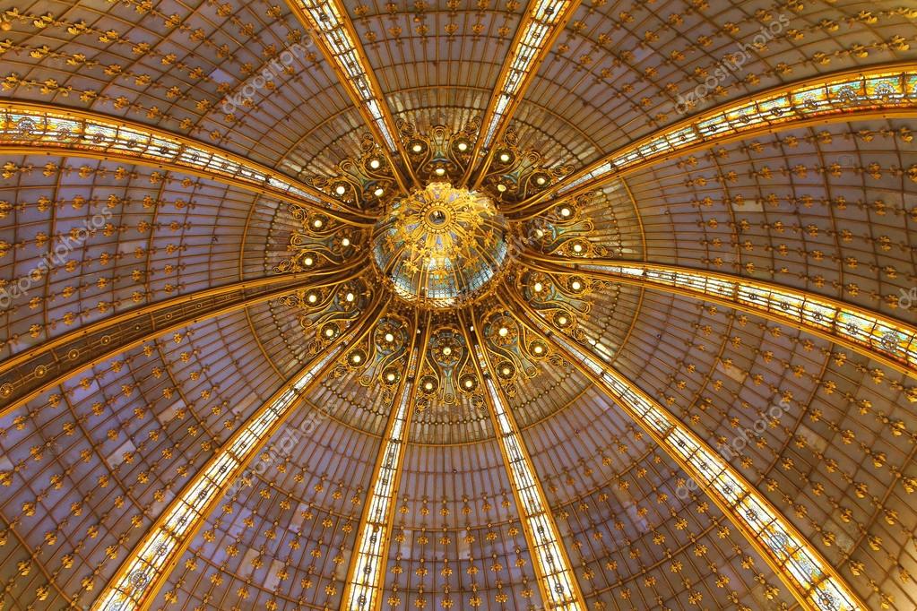 Galeries Lafayette Dome Redaktionelles Stockfoto