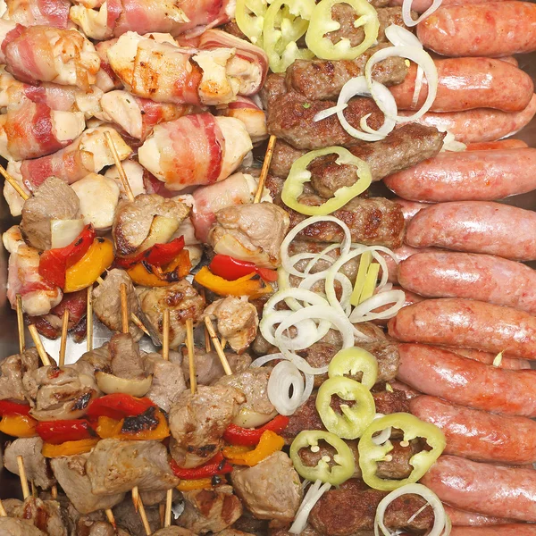 Viande de grill mixte — Photo