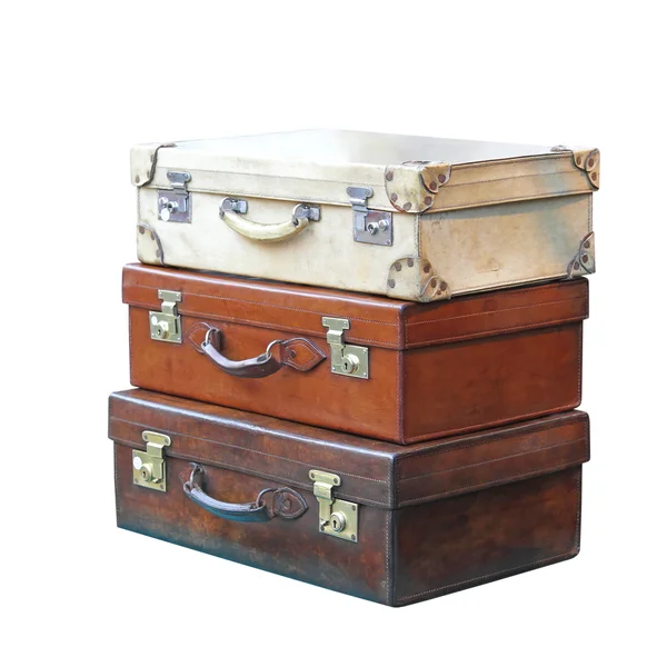 Vintage Luggage Suitcases — Stock Photo, Image