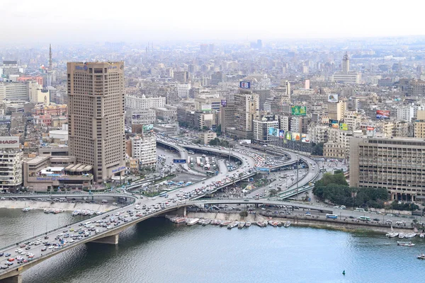 开罗城市景观空中 — 图库照片