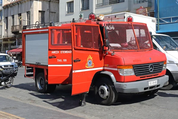 Grecia Camion dei vigili del fuoco — Foto Stock