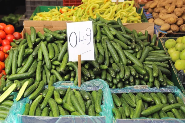 Pig Pile of Cucumbers — Stock Photo, Image