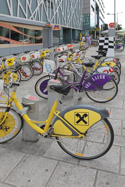 Wien ein fahrrad mieten — Stockfoto