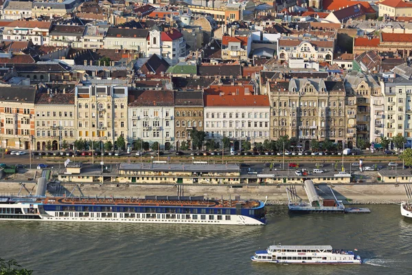 Budapest stad antenn — Stockfoto
