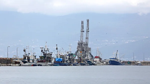 Fishing Boats at Dock — Stock Photo, Image