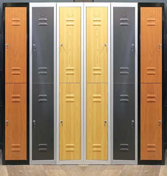 Storage Lockers in Changing Room — Stock Photo, Image