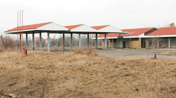 Tankstelle aufgegeben — Stockfoto