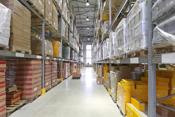 Row in Warehouse — Stock Photo, Image