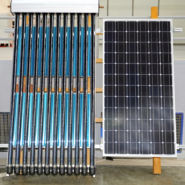 Fornybar solenergi – stockfoto