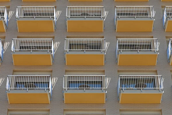 Балконы в отеле — стоковое фото