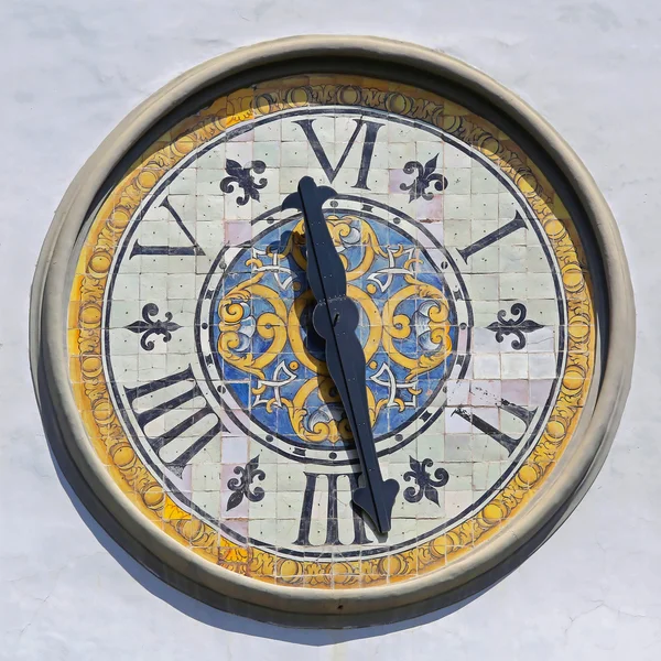 罗马教会时钟 — 图库照片