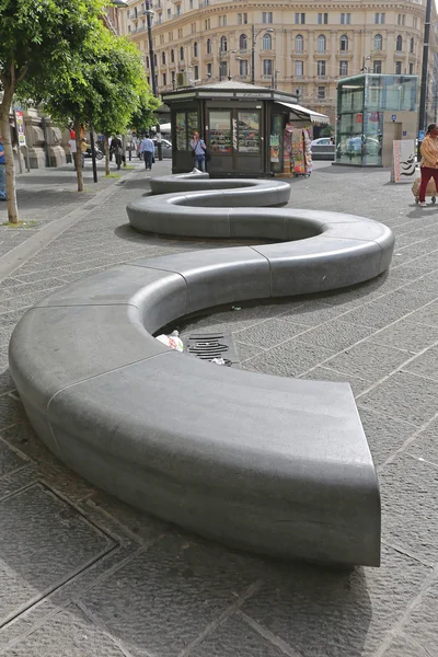 Piazza Giovanni Bovio Nápoles — Fotografia de Stock