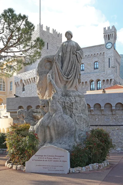 Hommage des Colonies Etrangeres Monaco — Stockfoto