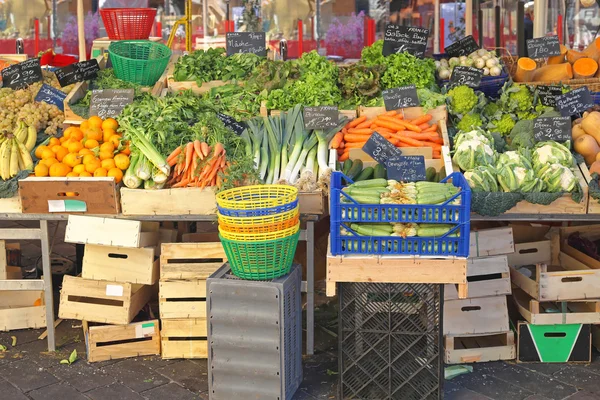 Mercato degli agricoltori a Nizza — Foto Stock