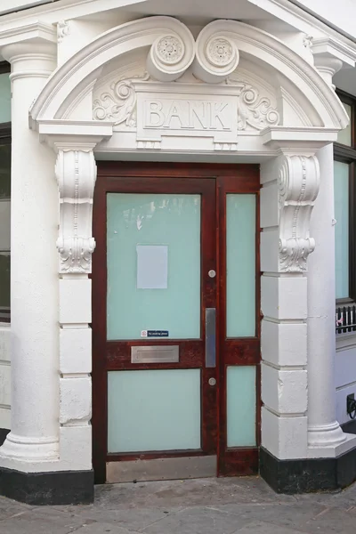 Puerta cerrada del banco — Foto de Stock