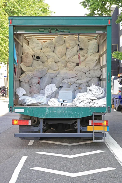 Laundry Bags in Truck — Stock Photo, Image