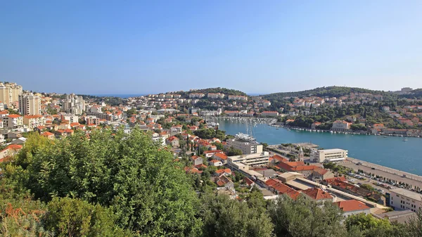 Хорватский порт Дубровник — стоковое фото