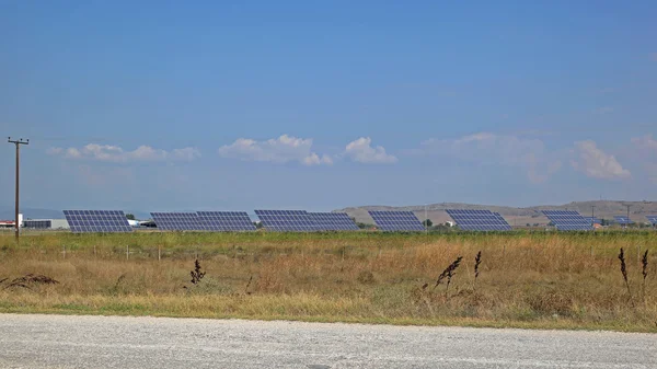 Solar Farm Field — Stock Photo, Image
