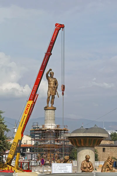 Construction de Statue de Filip Ii — Photo