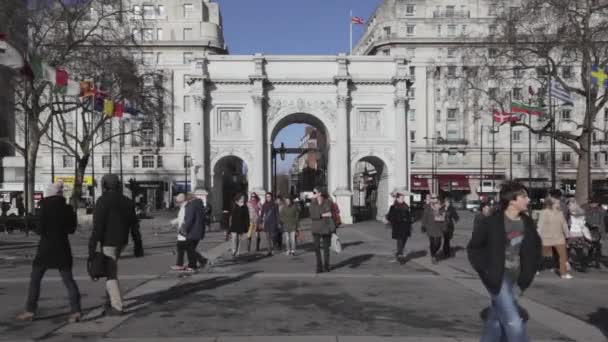 Mermer kemer Londra — Stok video