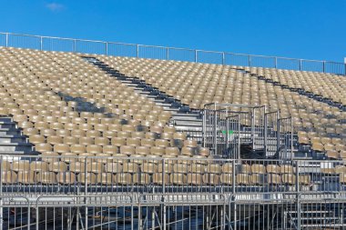 Geçici Etkinlik Çelik Yapısı Seyircisi Bekliyor